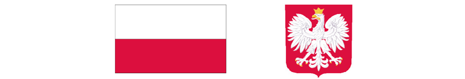 obraz przedstawia godło i flagę Polski